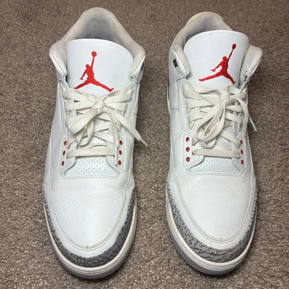 Jordan 3 Retro White Cement Reimagined Men 16 White No Box Sneaker DN3707-100